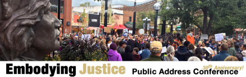 Embodying Justice: 2018 Public Address Conference