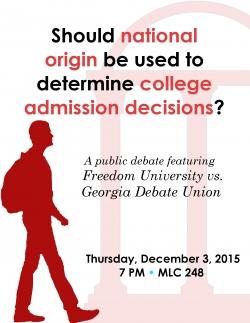 Debate Flier